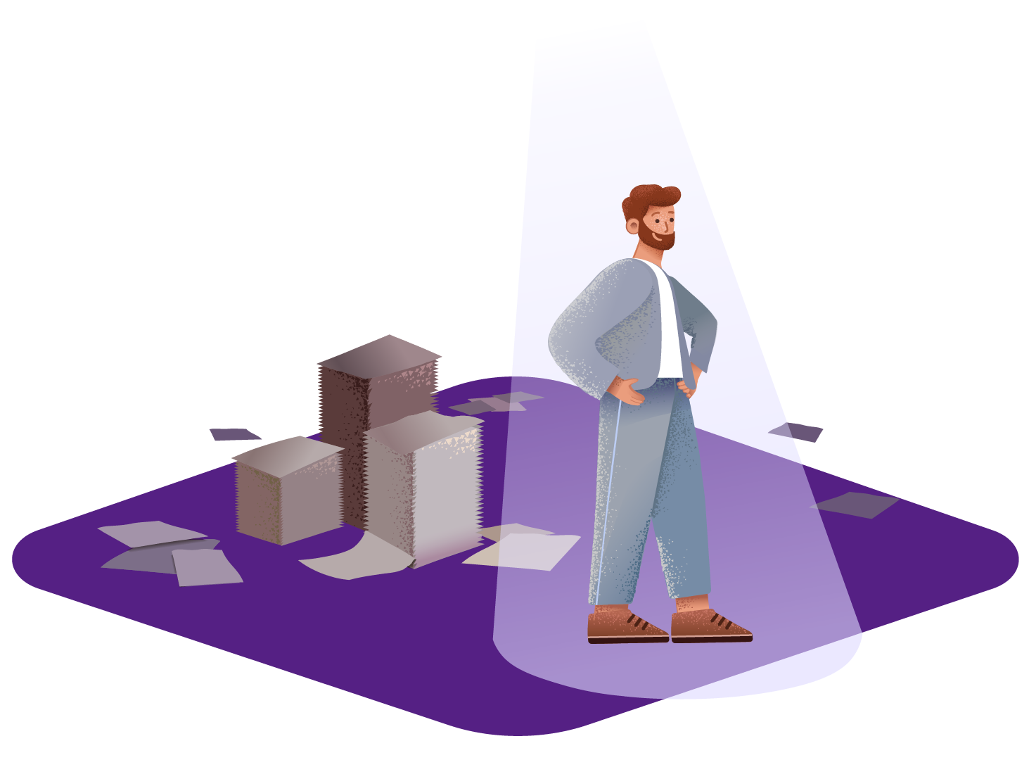 Teacher's illustration visual